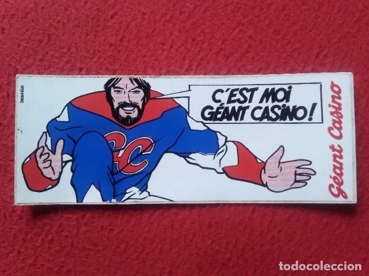 Sammlung von Aufklebern: PEGATINA STICKER AUTOCOLLANT ADHESIVO GC C&acute;EST MOI G&Eacute;ANT CASINO FRANCIA ? FRANCE ? SUISSE? BELGIQUE?