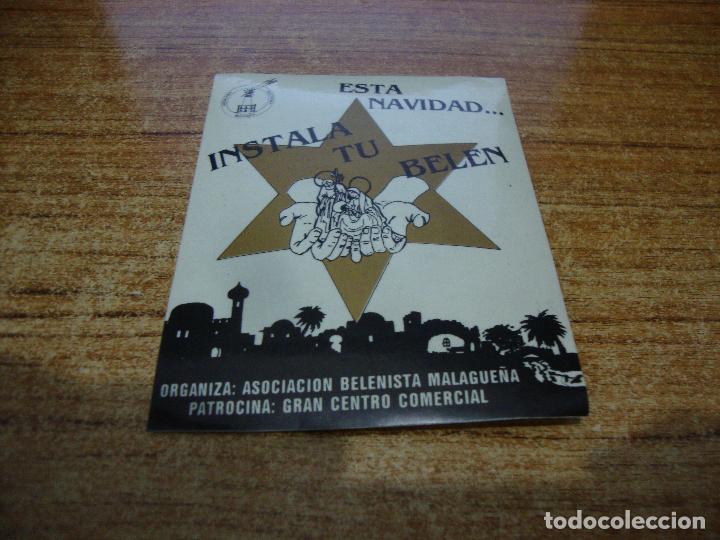 Pegatinas de colecci&oacute;n: PEGATINA INSTALA TU BELEN ASOCIACION BELENISTAS MALAGUE&Ntilde;A