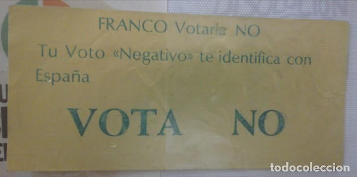 Pegatinas de colecci&oacute;n: Pegatinas Referendum Democr&aacute;tico 1975 - 78