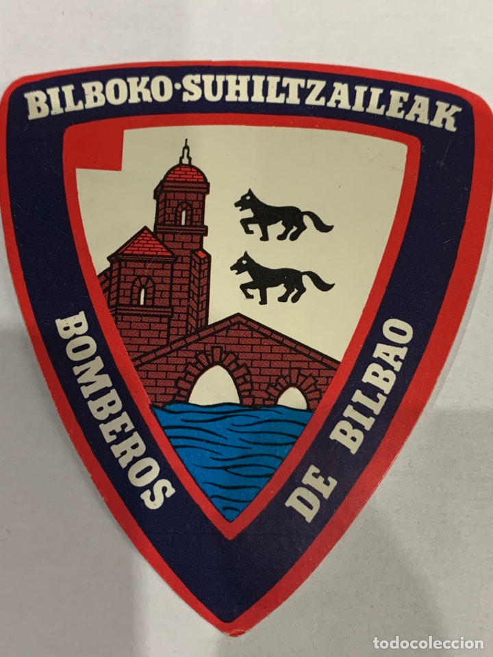 Adesivi di collezione: Pegatina antigua Bomberos de Bilbao