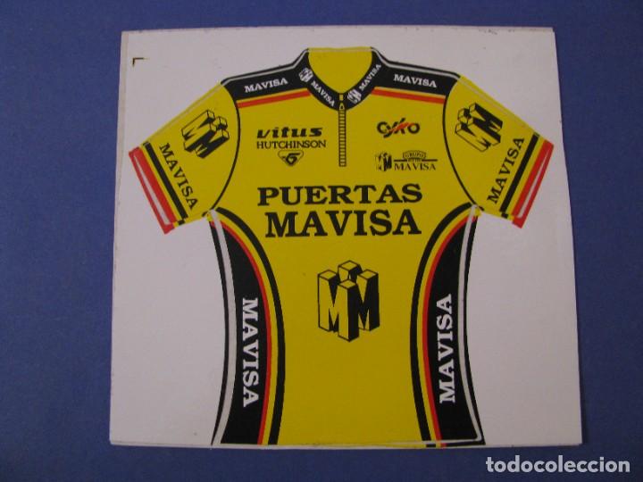 Pegatinas de colecci&oacute;n: PEGATINA CICLISMO. PUERTAS MAVISA, CYKO. 9X10 CM.