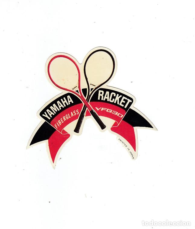 Pegatinas de colecci&oacute;n: Pegatina Yamaha Racket Fiberglass Tenis Japan Jap&oacute;n