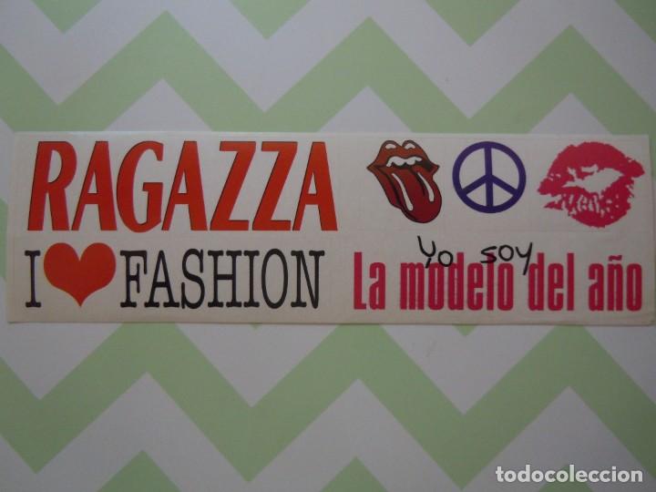 Pegatinas de colecci&oacute;n: Pegatinas en una: Ragazza, Fashion, Libertad, Rolling Stones, labios, modelo