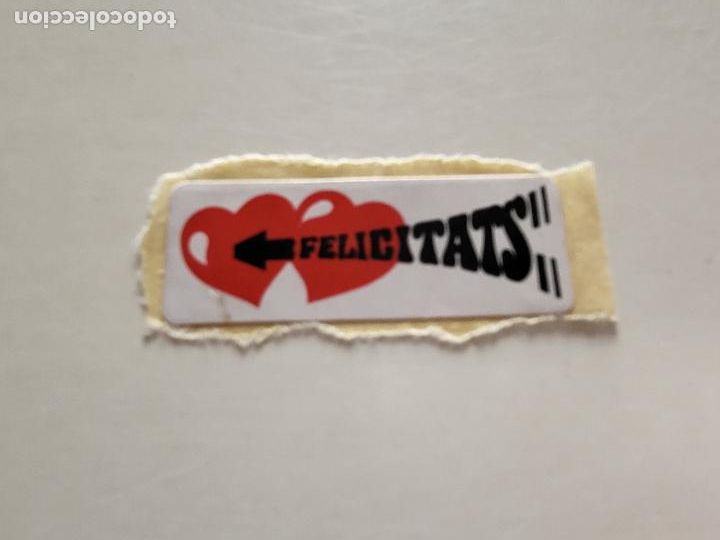 Autocollants de collection: MINI PEGATINA ADHESIVO FELICITATS CORAZONES