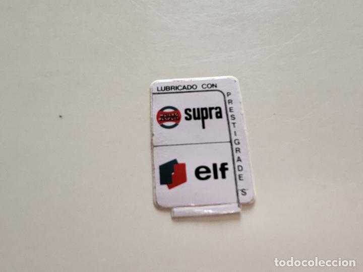 Pegatinas de colecci&oacute;n: PEGATINA ADHESIVO MARCA SUPRA ELF LUBRICANTES MOTOR