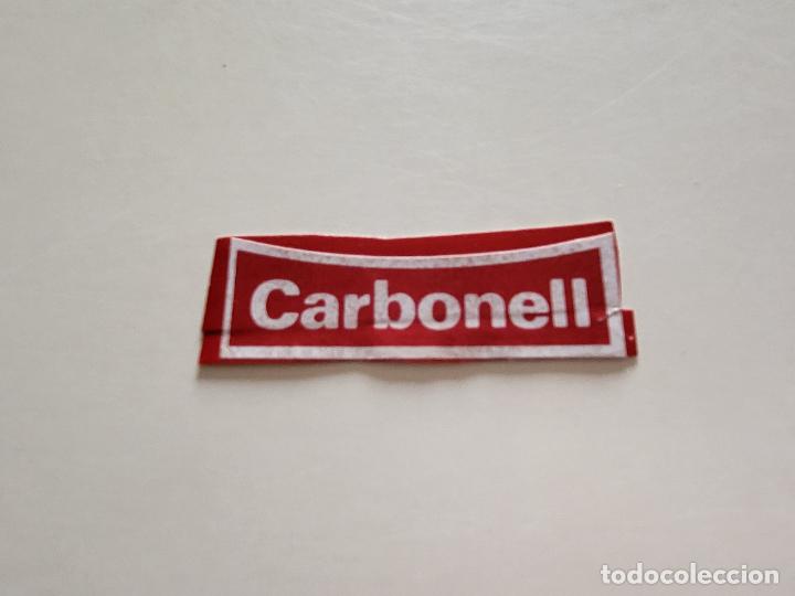 Pegatinas de colecci&oacute;n: PEGATINA ADHESIVO MARCA ACEITE CARBONELL