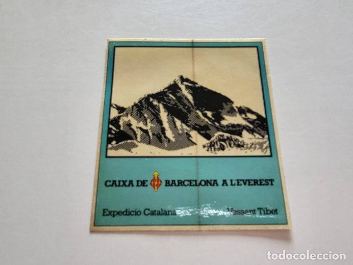 Pegatinas de colecci&oacute;n: PEGATINA ADHESIVO CAIXA CATALUNYA EXPEDICI&Oacute; EVEREST