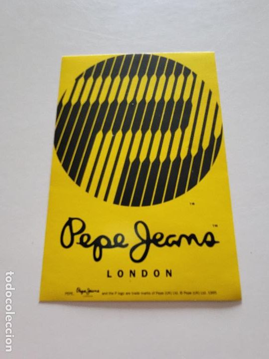 Pegatinas de colecci&oacute;n: PEGATINA ADHESIVO MARCA PEPE JEANS