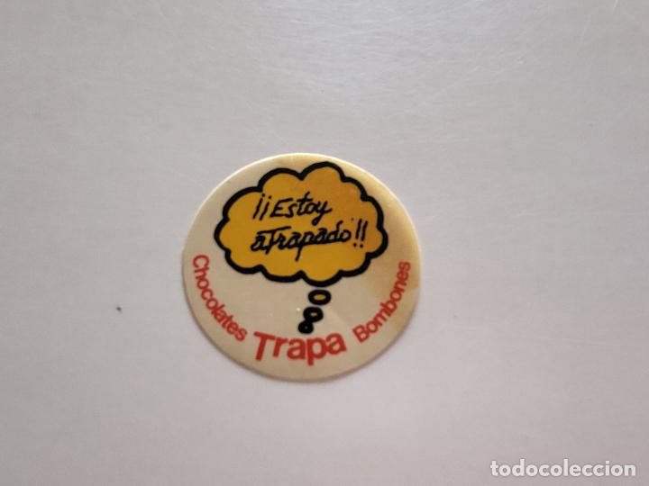 Pegatinas de colecci&oacute;n: PEGATINA ADHESIVO MARCA TRAPA CHOCOLATES Y BOMBONES