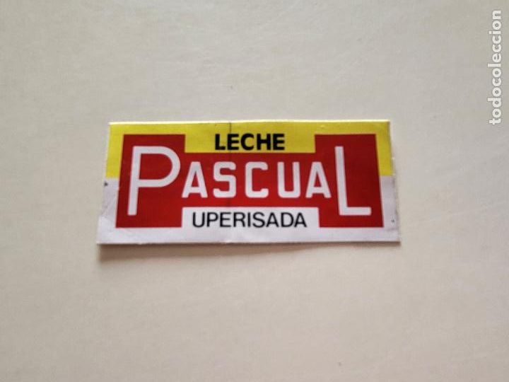 Pegatinas de colecci&oacute;n: PEGATINA ADHESIVO MARCA LECHE PASCUAL