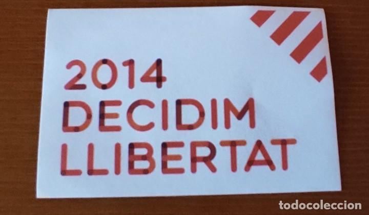 Pegatinas de colecci&oacute;n: 2014 Decidim Llibertat - Foto 1