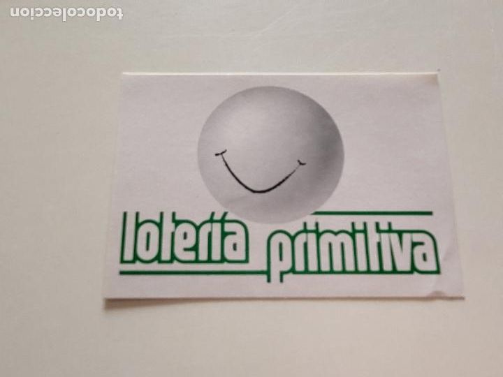 Pegatinas de colecci&oacute;n: PEGATINA ADHESIVO LOTERIA PRIMITIVA