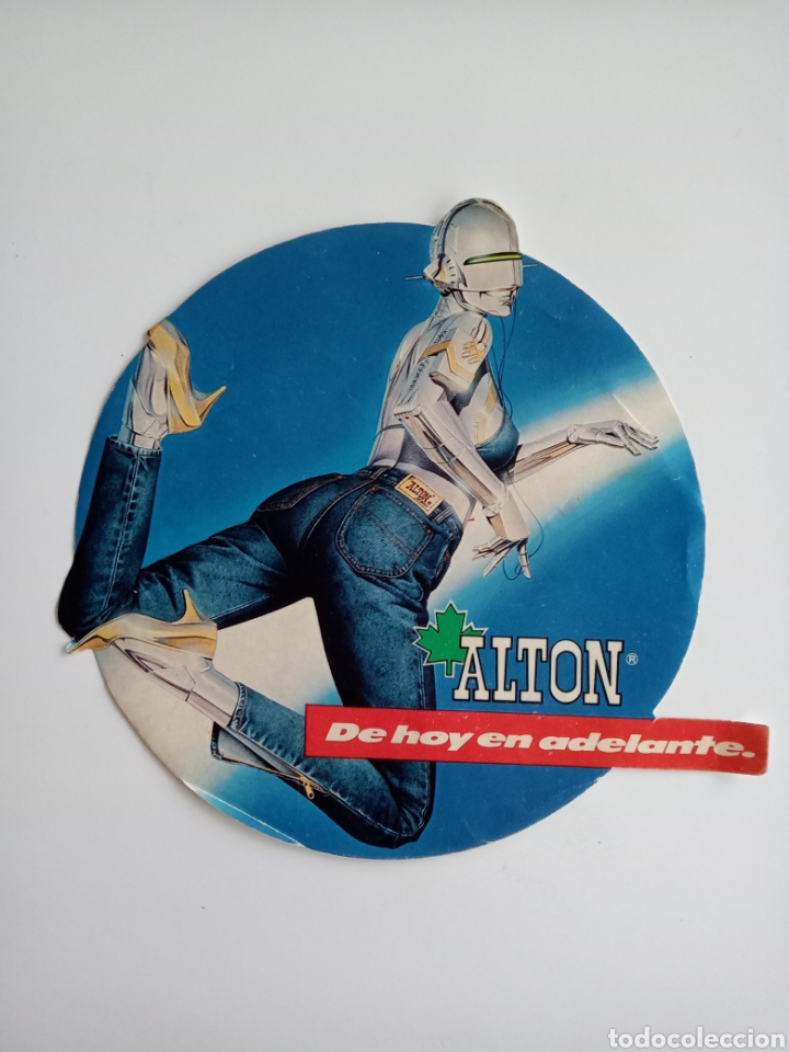 Pegatinas de colecci&oacute;n: Pegatina vaqueros Alton. Tama&ntilde;o 130mm