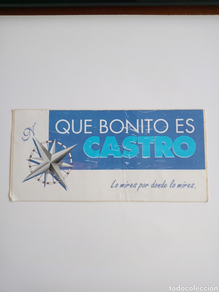 Pegatinas de colecci&oacute;n: Pegatina Castro. Tama&ntilde;o 150x70mm