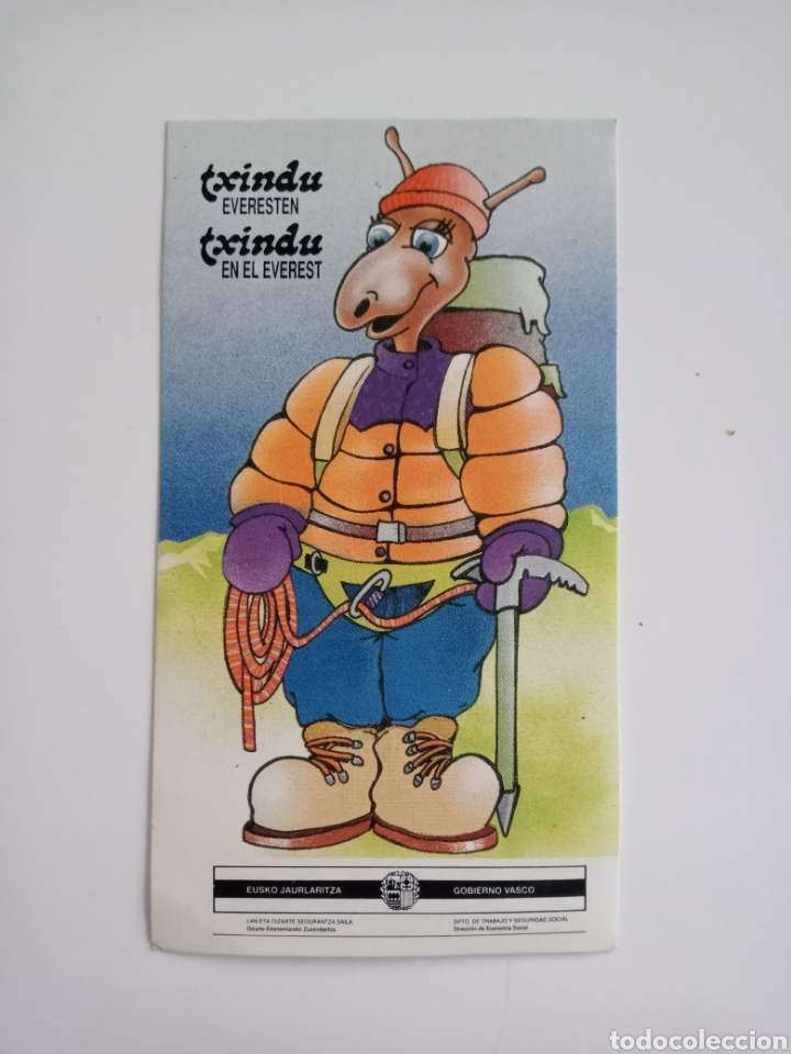 Pegatinas de colecci&oacute;n: Pegatina Txindu Everest. Gobierno Vasco. Monta&ntilde;a, escalada