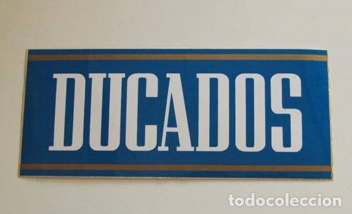 Pegatinas de colecci&oacute;n: PEGATINA DE DUCADOS - PUBLICIDAD DE TABACO LOGOTIPO LOGO -OTRAS COSAS RELACIONADAS EN OTRAS SECCIONE