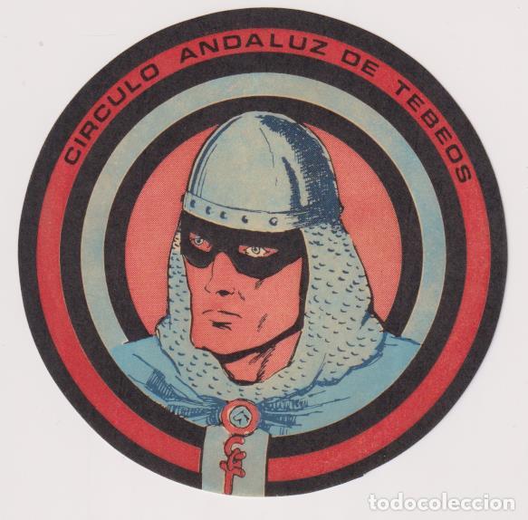 Autocollants de collection: Pegatina.El Guerrero del antifaz.C&iacute;rculo Andaluz de Tebeos.(9 cms)