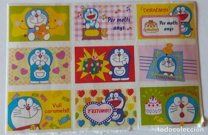Pegatinas de colecci&oacute;n: 9 pegatines Doraemon en catal&agrave; - Foto 1