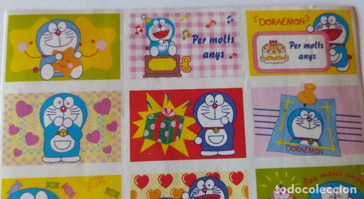 Pegatinas de colecci&oacute;n: 9 pegatines Doraemon en catal&agrave; - Foto 2