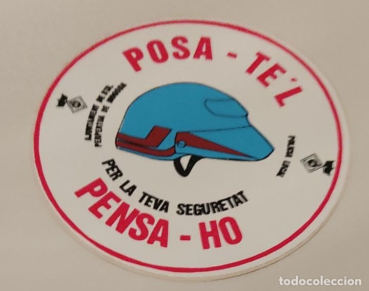 Sammlung von Aufklebern: pegatina Santa Perpetua de Mogoda , campa&ntilde;a casco moto