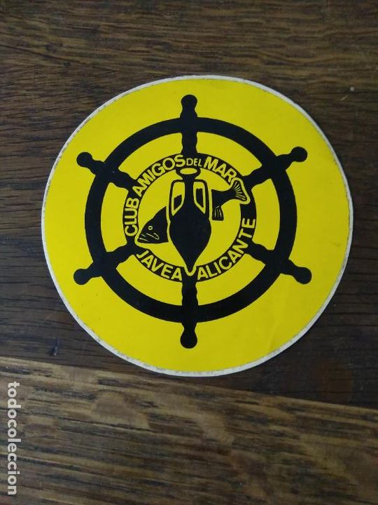 Pegatinas de colecci&oacute;n: Pegatina Club amigos del mar. J&aacute;vea Alicante. Postal-17