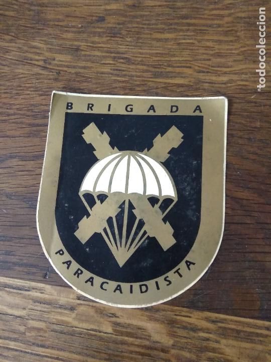 Pegatinas de colecci&oacute;n: Pegatina Brigada paracaidista. Postal-20