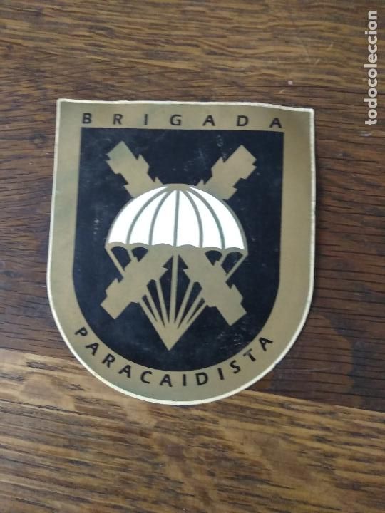 Pegatinas de colecci&oacute;n: Pegatina Brigada paracaidista. Postal-20