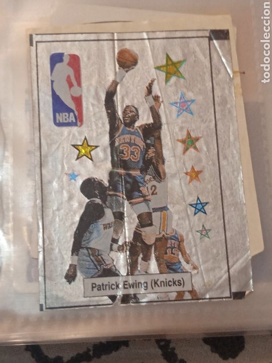 Pegatinas de colecci&oacute;n: Insignia Metallica Patrick Ewing(despegada,ver fotos)