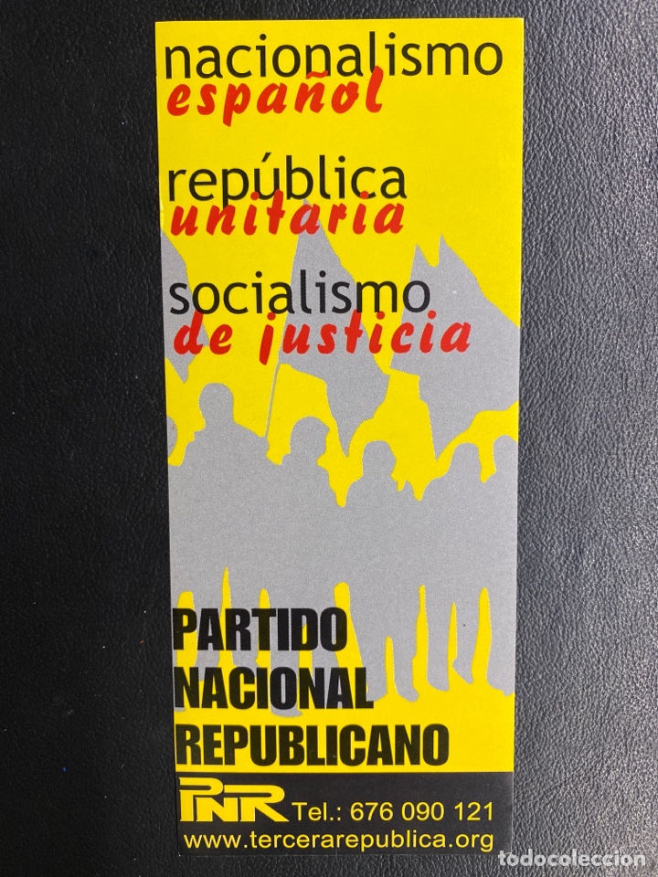 Adesivi di collezione: PEGATINA POL&Iacute;TICA. PARTIDO NACIONAL REPUBLICANO. VANGUARDIA NACIONAL REVOLUCIONARIA. CEDADE