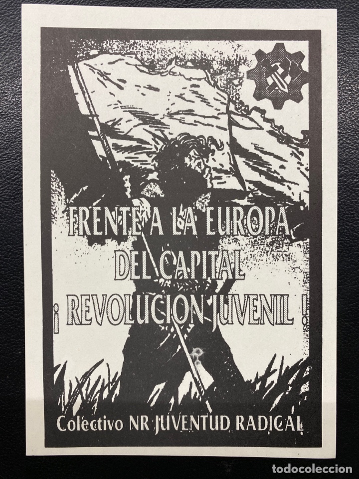 Autocolantes de cole&ccedil;&atilde;o: PEGATINA POL&Iacute;TICA. JUVENTUD RADICAL. CEDADE. ALTERNATIVA EUROPEA. BASES AUT&Oacute;NOMAS. JOVEN EUROPA