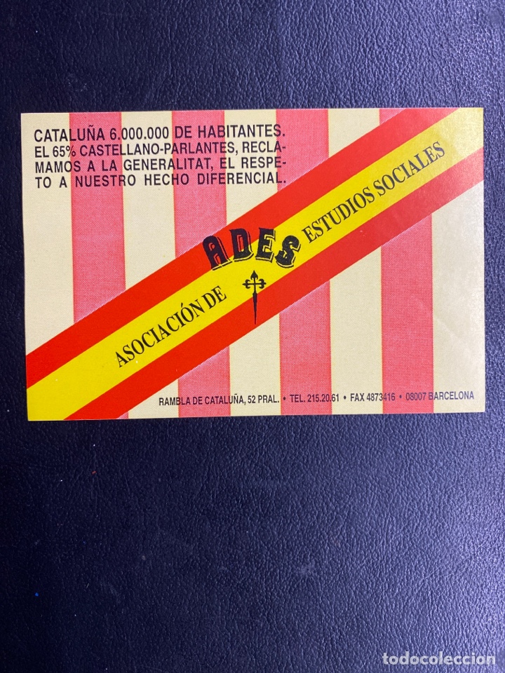 Adesivi di collezione: PEGATINA POL&Iacute;TICA. ASOCIACI&Oacute;N DE ESTUDIOS SOCIALES. ACCI&Oacute;N JUVENIL. CEDADE. ALTERNATIVA. BASES