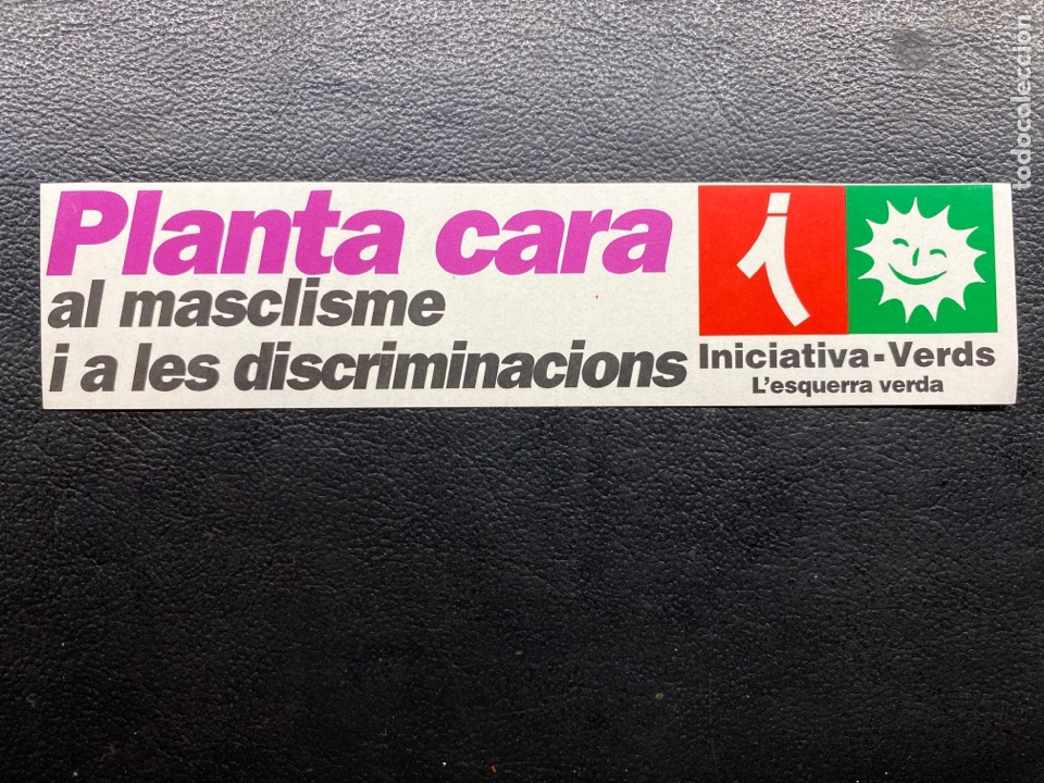 Sammlung von Aufklebern: PEGATINA POL&Iacute;TICA. INCIATIVA VERDS. L&rsquo;ESQUERRA VERDA. COMUNISMO CATAL&Aacute;N
