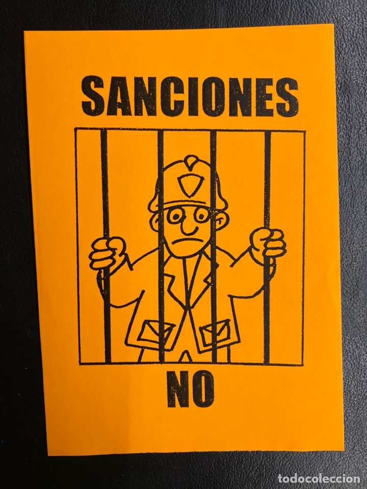 Pegatinas de colecci&oacute;n: PEGATINA SANCIONES NO - Foto 1