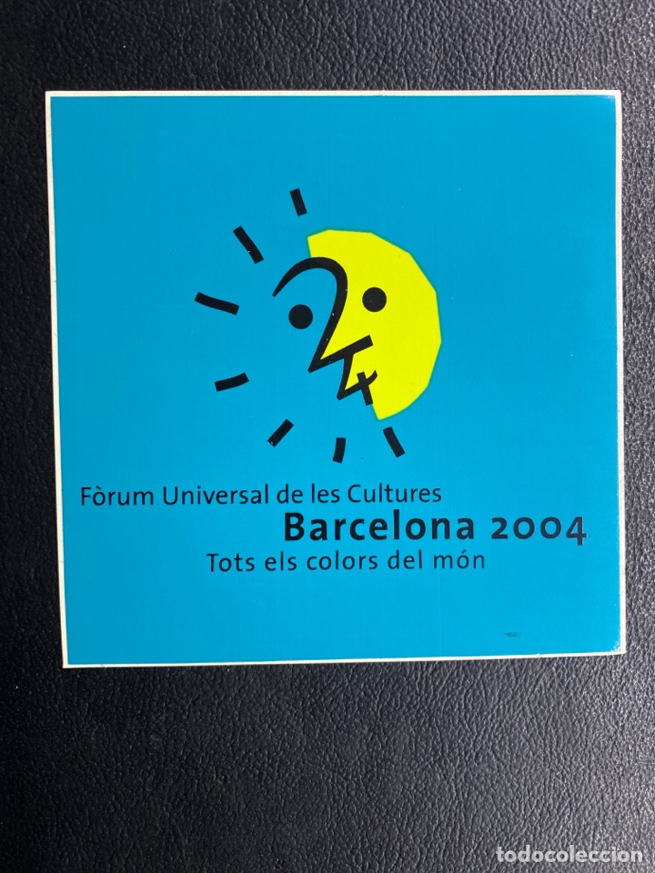 Pegatinas de colecci&oacute;n: PEGATINA F&Oacute;RUM UNIVERSAL DE LES CULTURES. BARCELONA 2004