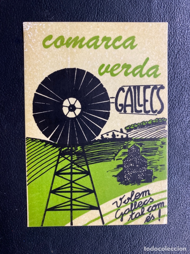 Pegatinas de colecci&oacute;n: PEGATINA POL&Iacute;TICA. COMARCA VERDA GALLECS. CATALUNYA
