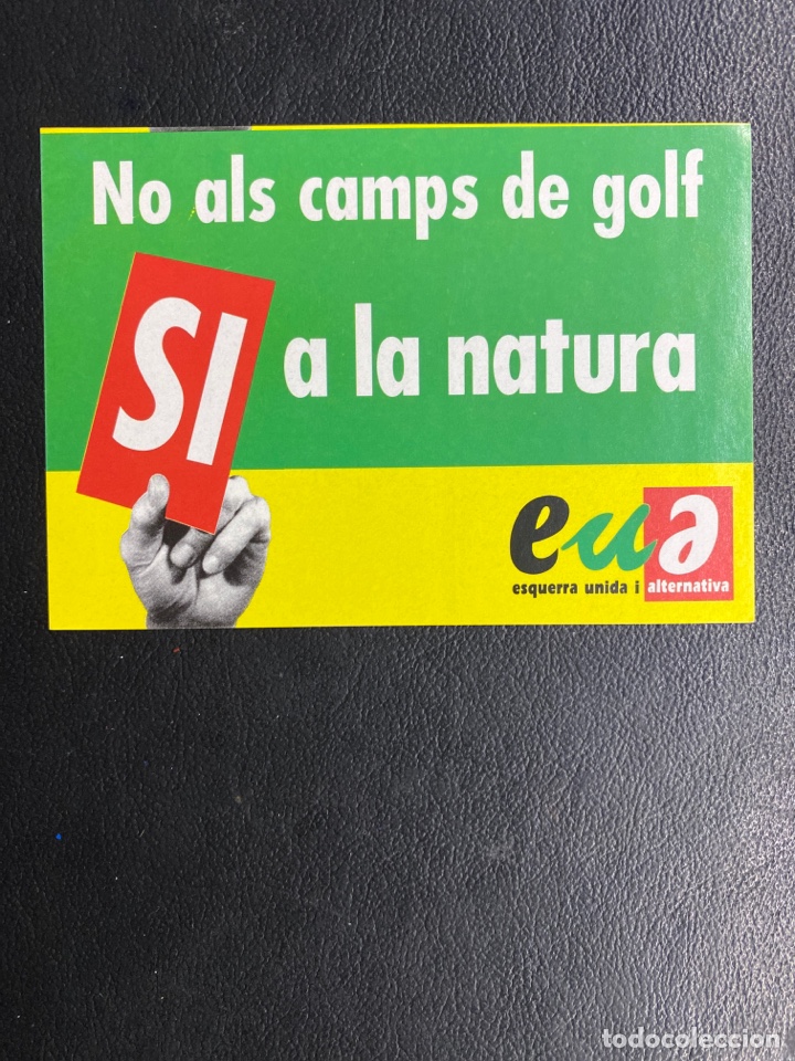 Autocolantes de cole&ccedil;&atilde;o: PEGATINA POL&Iacute;TICA. ESQUERRA UNIDA I ALTERNATIVA. COMUNISTA. COMUNISMO.