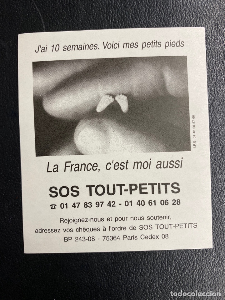 Pegatinas de colecci&oacute;n: PEGATINA POL&Iacute;TICA. SOS TOUT PETITS. Paris