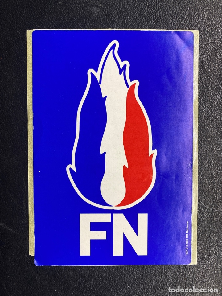 Pegatinas de colecci&oacute;n: PEGATINA POL&Iacute;TICA. FRONT NATIONAL DE LA JEUNESSE. LE PEN. FRANCE
