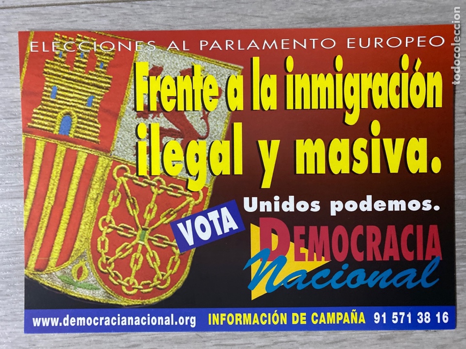 Pegatinas de colecci&oacute;n: PEGATINA POL&Iacute;TICA. DEMOCRACIA NACIONAL. ACCI&Oacute;N JUVENIL ESPA&Ntilde;OLA. CEDADE. ALTERNATIVA EUROPEA. BASES