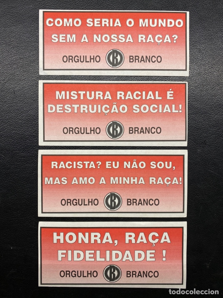 Pegatinas de colecci&oacute;n: PEGATINA POL&Iacute;TICA. ORGULHO BRANCO
