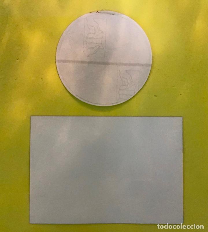 Pegatinas de colecci&oacute;n: CIUTAT GROGA, POSTAL Y PEGATINA - Foto 2