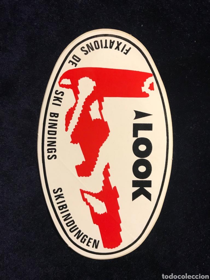 Pegatinas de colecci&oacute;n: Pegatina publicidad look ski y equipamiento a&ntilde;os 70-80