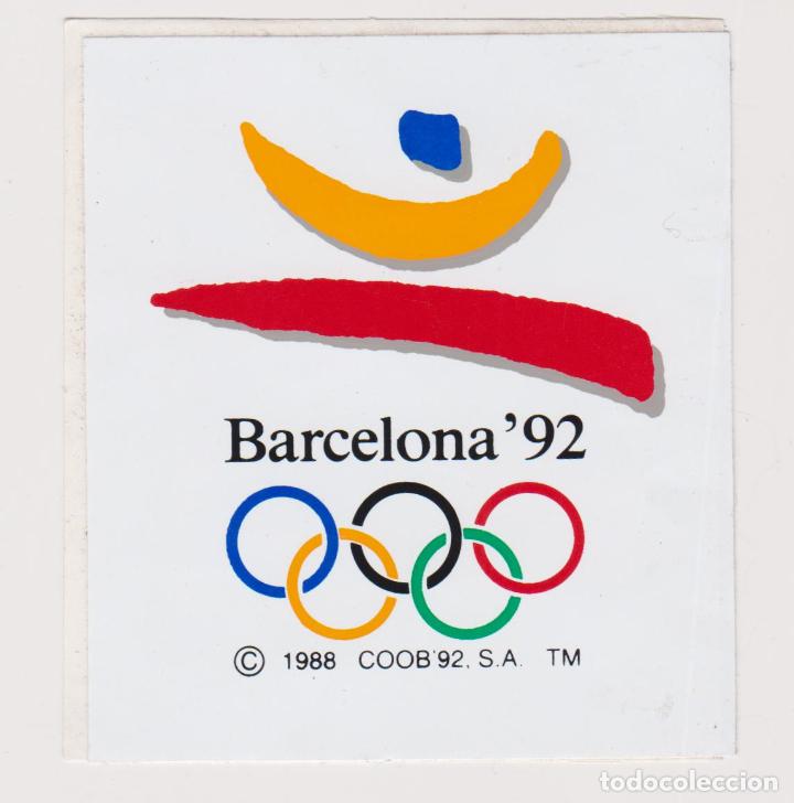 Pegatinas de colecci&oacute;n: PEGATINA BARCELONA' 92 &ndash; COOB92 &ndash; 1988 &ndash; (8X9)
