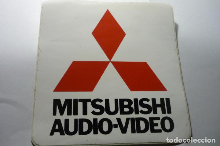 Pegatinas de colecci&oacute;n: pegatina grande mitsubishi audio video