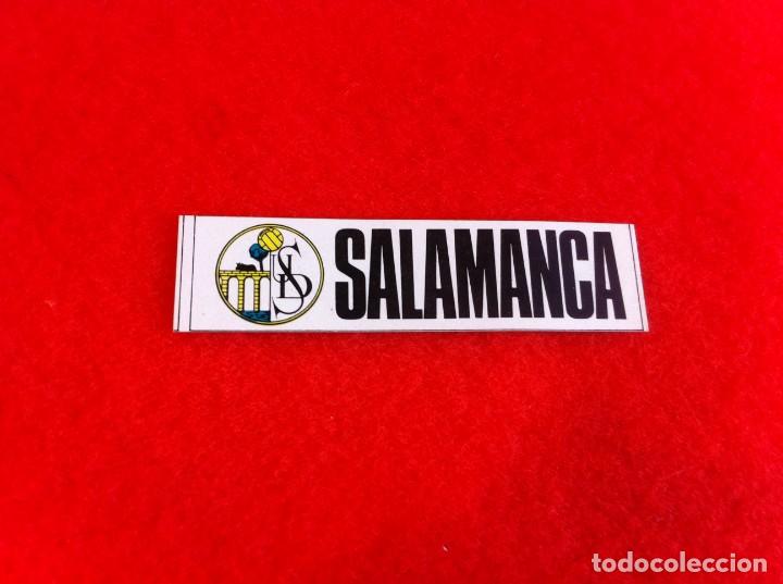 Sammlung von Aufklebern: PEGATINA SALAMANCA. MEDIDAS: 8,5 X 2CM. F&Uacute;TBOL