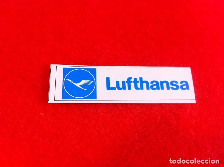 Pegatinas de colecci&oacute;n: PEGATINA LUFTHANSA. MEDIDAS: 8,5 X 2CM.