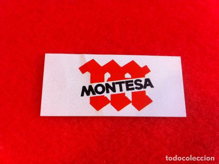 Pegatinas de colecci&oacute;n: PEGATINA MONTESA. MEDIDAS: 7,5 X 3,5CM.