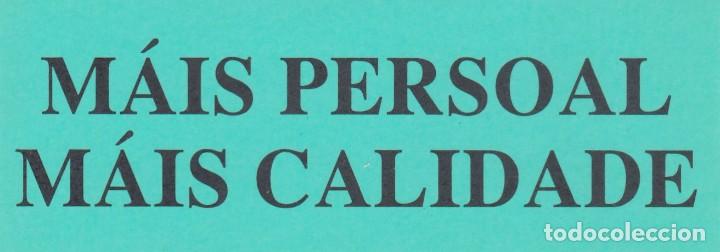 Collection stickers: PEGATINA SINDICATO SATSE. MAIS PERSOAL MAIS CALIDADE (EN GALLEGO)