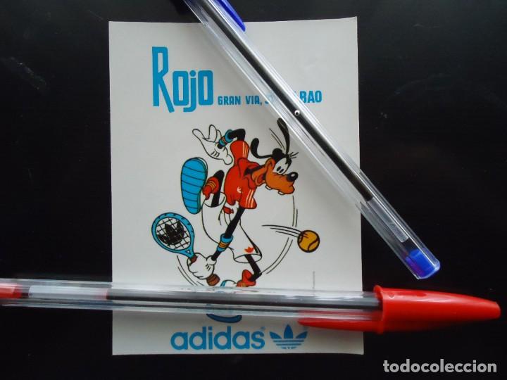Pegatinas de colecci&oacute;n: pegatina adidas rojo bilbao vizcaya deporte tenis goofy walt disney dibujos animados ropa deportiva