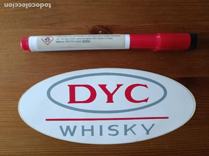 Pegatinas de colecci&oacute;n: PEGATINA WHISKY DYC Bebidas.